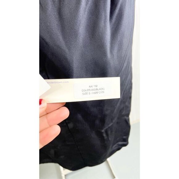 Lavender Brown Dress Women’s Halter Neck Short Size Small NWT - Picture 6 of 9